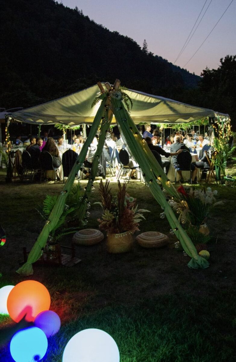 Pensiunea Amada, grătar în curte